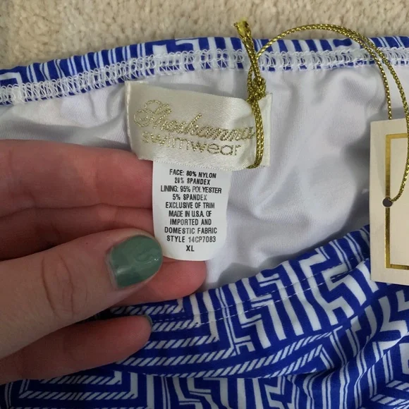 Shoshanna Corfu Print Ring Tankini Swimsuit - Picture 3 of 10